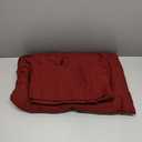 Simple&Opulence French Linen Duvet Cover Set 88" x 92"- 3 Pieces (1 Comforter Cover,2 Pillowcases)- Natural Flax Cotton Blend-Solid Color Breathable Farmhouse Bedding-Burgundy, Queen