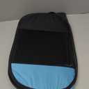 Portable Dog Playpen Indoor Outdoor, Collapsible Pet Dog Playpen with Zipper Top Cover, Cat Puppy Bunny Kitten Exercise Play Pen Tent for Beach RV Car (Medium Size,Black Blue)