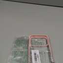 for iPhone 17 Pro Case Clear, Transparent Hybrid iPhone 17 Pro Phone Case [Hard Plastic & Soft Silicone Bumper] Acrylic Non Yellowing Thin Slim Protective Cover for Women, Light Pink