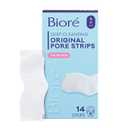 Bioré Original Blackhead Remover Strips, Deep Cleansing Nose Strips With Instant Pore Unclogging, Features CBond Technology, OilFree, NonComedogenic Use, 14 Count