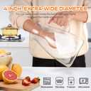 Aofmee 1 Gallon Glass Pitcher with Lid and Handle, 128oz Glass Water Pitcher, Dishwasher-safe Refrigerator-friendly Borosilicate Carafe, Large Jug for Iced Tea, Coffee, Juice, Milk, Homemade Beverage