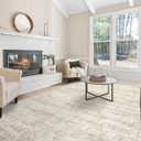 UERMEI 8x10 Area Rug Living Room Rugs - Washable Neutral Modern Abstract Soft Thin Rug Indoor Floor No Slip Rug Carpet for Bedroom Under Dining Table Home Office Decor - Beige/Brown