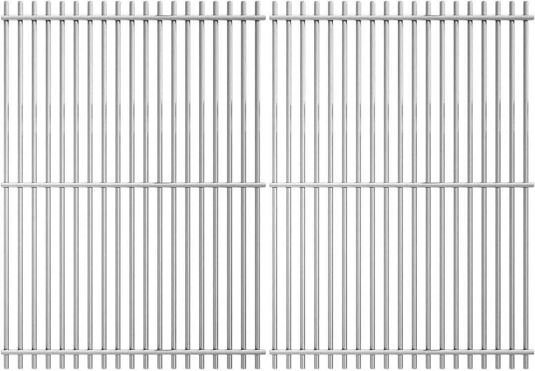 18.75" Stainless Steel Cooking Grate for Weber Genesis II 300 and Genesis II LX 300 Series Gas Grills, Genesis ll LX E/S-340, Genesis ll S-310, Genesis ll 310/335, Replacement Parts for Weber 66095