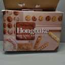 HONGBAKE 9-Piece Baking Pans Set Nonstick, Stackable Non Toxic Bakeware Sets with Diamond Texture, Oven Pan Set for Cooking, Includes Cookie Sheet with Rack, Cake Pan, Roasting Pan, Muffin Tin, Gold