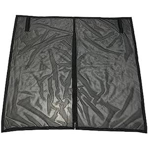 Car Tailgate Mesh Screen, Breathable Net with Magnetic Mount, Elastic Band, Zipper, Camping Accessories for SUV MPV Truck, Size S
