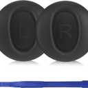 Aiivioll Noise Earpad for Wyze Headphones Replacement Ear Pads, Headphone Protective Pads, Ear Pad Cushions Made of Soft Protein Leather with Memory Foam, Sound Isolating (Black)