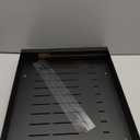 Pull out Cabinet Organizer, Expandable(12"-20") Heavy Duty Slide out Drawer Fixed with Adhesive Nano Film for Pots, Roll out Shelf Storage for Kitchen Base Cabinet Organization, Pantry, Bathroom (Black)