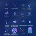 I9 Voice Changer Set, Mini Live Broadcast Voice r, Portable Sound Board Voice Changer, 8 Different Sounds/Sound Effects, for iOS, for Android (English Version)