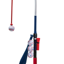 Franklin Sports Kids Teeball and Baseball Batting Tee - MLB 2-in-1 Grow-with-Me Tee - Adjustable Youth Hitting Tee - Perfect for Teeball and Baseball