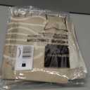 GEEORY Christmas Pillow Covers 18 x 18 Inch Set of 4, Striped Wooden Tree Snow Sleigh Merry Bright Xmas Holiday Decor Decorative Throw Cushion Case Decoration for Home Party Sofa Couch (Brown)