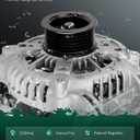 SCITOO Alternator Fits for Jeep Grand Cherokee 11-21 & for Dodge for Charger 11-22, Durango 18-22, for Challenger 11-22 & for Chrysler 300 11-15, 5.7L 6.2L 6.4L- 12V 220Amp CW 6-Groove 11576