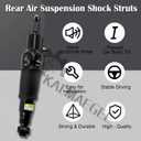 2PCS Rear Air Shock Absorber Struts without Hydraulic Compatible with Infiniti QX56 2011-2013, for Infiniti QX80 2014-2023, for Nissan Armada 2017-2023