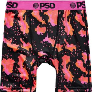 PSD Underwear Boys Boxer Briefs - Animal Print, Comfortable Active Underwear for Boys, Packs & Singles (Small, Neon Ops)