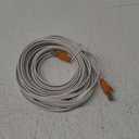 Smolink Ethernet Cable 20 FT, Cat 8 Ethernet Cable 2000Mhz 40Gbps, Internet Cable Professional Flat LAN Cable SFTP Patch Cord with Gold Plated RJ45 Connector for Router Modem, White