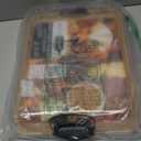 Farberware BuildABoard Bamboo Cutting Board with Single Storage Compartment, Clear Locking Lid, Black Handles, Perfect for Charcuterie & Snacks