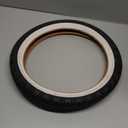 RoyalBaby Bike Out Tire 12-20 Inch, Wide 2.125"-2.4", Bicycle Replacement Parts, Black/White