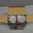 CIRCLE JOY Rechargeable Salt and Pepper Grinder Set Gravity Electric Salt and Pepper Grinder Set, LED Light, Adjustable Coarseness, for Home Kitchen BBQ, Black & White