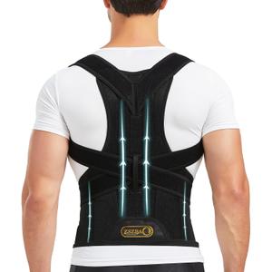 Back Brace and Posture Corrector for Men and Women Adjustable Back Straightener Posture Corrector, Scoliosis and Hunchback Correction, Spine Corrector, Support for Upper Lower Back Pain Relief, XXL