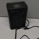 Lerat Electric Space Heater, Small Heater for Indoor Use, 1200W PTC Fast Heating Portable Heater, Overheat & Tip-Over Protection, Heating & Fan Modes for Bedroom, Office, Camping, Black