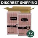 Depend Fresh Protection Adult Diapers, Incontinence & Postpartum Bladder Leak Underwear for Women, Disposable, Maximum, Large, Blush, 72 Count (2 Packs of 36), Packaging May Vary L