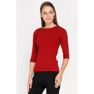 Darong Womens Long Sleeve Boat Neck Top Sexy Backless Slim Fit Basic Tee T-Shirt Ribbed Knit Going Out Tops S