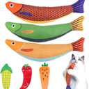 6 Pack Cat Toys, Catnip Toys for Cats, Cat Toys Interactive for Bored Indoor Adult Cats, Kittens, Kitty Exercise, Crinkle Sound