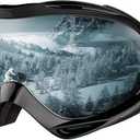 OutdoorMaster OTG Ski Goggles - Over Glasses Ski/Snowboard Goggles for Men, Women & Youth - 100% UV Protection
