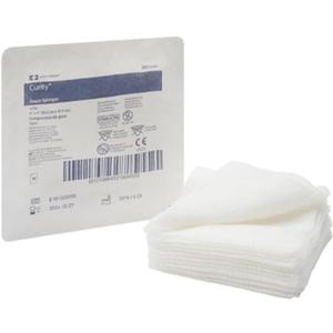 Curity Sponge Dressing Gauze 12-Ply 4 X 4 Inch Square (#6939, Pack of 10)