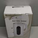 IAGREEA 35oz Nut Milk Maker Machine 304 Stainless Steel Lid BPA Free, 10-in-1 Soy Milk Maker for Homemade Milkshake/Nut/Oat/Plant-Based Drink, 10 Blades Blenders with Delay Start/Boil Water/Self Clean