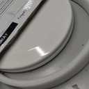 Bemis 500EC Durable Wood Toilet Seat with Easy Clean Hinges, Made in USA, Round, White