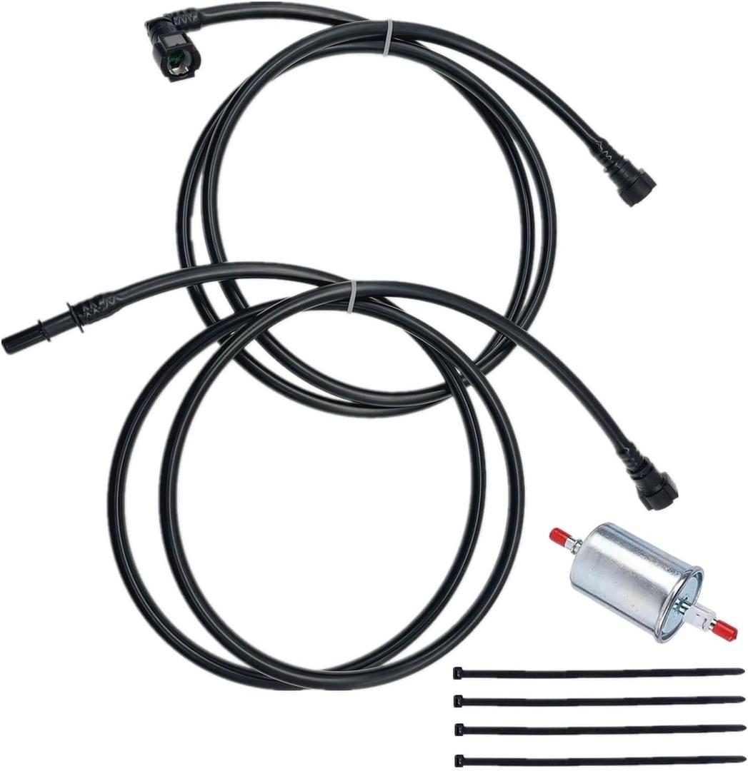 Fuel Line Replacement Kit FL-GM16D NFR0012 FL-GM56C GM56B,Nylon Fuel Line Repair Kit Compatible with Chevy S10 GMC Sonoma 1997-2005