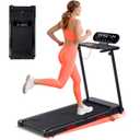 MCRG Portable Walking Pad Treadmill with Handle Bar Incline for Home Small, 3.5HP Electric Walking Pad Treadmill with Incline, Compact Mini Treadmill with Handles for Exercising, 0.6-10MPH, 400LBS