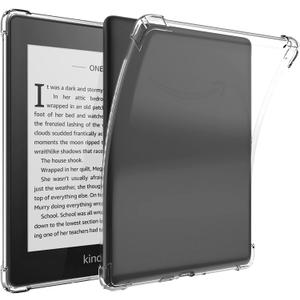 Clear Case for (2019 Release) 6" Kindle 10th Generation, [Lightweight] Silicone Thin Slim Protective Back Cover Skin Bumper for Kindle 10th Gen 2019 (Not Fit Kindle Paperwhite) (Transparent)