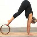 Myga Yoga Wheel,Exercise Prop for Back Pain, Yoga Poses, Pilates, Stretches, Backbend Inversions and Bridge Position,Improves Flexibility, Balance and Core Strength