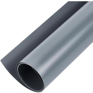 BENECREAT 40x15inch PVC Photography Backdrop, Matte Gray PVC Vinyl Photo Background for Product Video Photography Photo Studio (Grey)