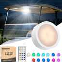 10L0L Golf Cart Dome Light for EZGO Club Car Yamaha | RGB Wireless USB Rechargeable Columbia, Cushman, Garia, Tomberlin, 12 Colors, 1000mAh Battery, 6-Hour Runtime, 3.3x1.2 inch