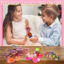 2 x Valentines Day Cards for Kids,24 Pack Heart Lollipop-Shaped Plastic Ball with Valentine Squishy Toys for Kids Valentines Party Favors School Classroom Exchange Gift