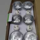 Vinaco 10 Pack Halogen GU10 120V 50W Candle Warmer Bulb Dimmable, MR16 GU10 C 120V 50W 2800K Warm White, 50 watt Halogen Light Bulb for Candle Warmer Lamp Replacement, Track Lighting