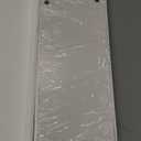 SONGMICS 6 LEDs Mirror Jewelry Cabinet, 47.2-Inch Tall Lockable Wall or Door Mounted Jewelry Armoire Organizer with Mirror, 2 Drawers, 3.9 x 14.6 x 47.2 Inches, White UJJC93W