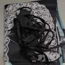 10th Birthday Banner Backdrop, Happy 10th Birthday Decoration For Girls, Fabric 10 Year Old Birthday Party Photo Props Yard Sign Background Decor Supplies, Indoor Outdoor (Teal Blue Silver) (6.1ft x 3.6ft)