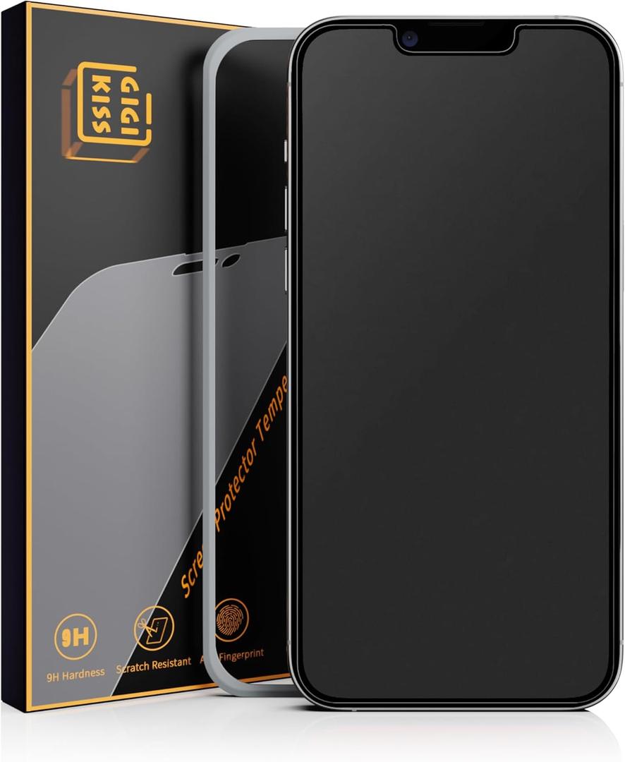 GIGIKISS 2 Pack Matte Screen Protector for iPhone 12/12 pro -6.1 inch, Anti-Fingerprint & Anti-Glare Screen Protector Tempered Glass Easy Installation