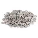 6# Flat Washers OD 3/8'' 304 Stainless Steel Washers SAE Metal Washers,Pack of 200