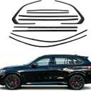 Stainless Steel Window Trim Blackout Kit for BMW X5 G05 2019-2025