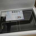 3-in-1 Shadow Box Display with Real Glass (Medal, Race Bibs, and Photo Display) Marathon Medal Display and Frame, Triathlon & Running Bib Holder, Wall-Mounted, Real Tempered Glass- White