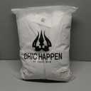 Chic Happen Plush Robe - Luxury Coral Fleece Bathrobe with Pockets - Women's Adult Size L White