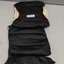 Langsprit Male Belly Bands for Dogs (Pack of 3) - High Absorbing Dog Wraps Male Washable - Reusable Dog Diapers (Black, Medium)