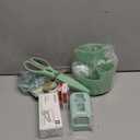 Marspark Sage Green Office Desk Accessories 12 Pcs Office Supplies Set 360 Rotating Pen Holder, Stapler, Tape Dispenser, Scissor, Sticky Notes, Binder Clips, Desk Organizers Gift for Home School