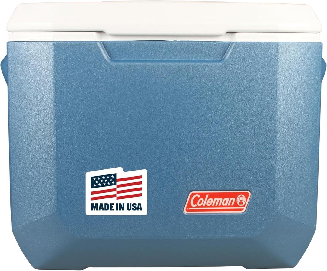 Coleman Insulated Can Cooler: 50 Quart Xtreme 5 Day Wheeled Cooler Insulated Cooler with Wheels Keeps Ice for 5 Days Portable (Multi)