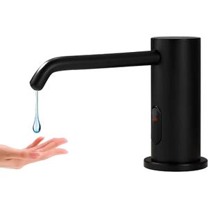 Automatic Liquid Soap Dispenser Touchless for Bathroom and Kitchen with 33.81oz/1000ml Upgraded Infrared Sensors Built in Sink Soap Dispenser for Smart Home