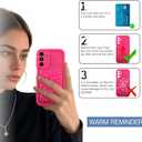 MOWIME Compatible with Samsung Galaxy A15 5G Case with Card Holder, Cheetah Print Shockproof Soft TPU Protective Cover Women Girls, Anti Scratch Wallet Case for Galaxy A15 5G 6.5 Inch, Hot Pink